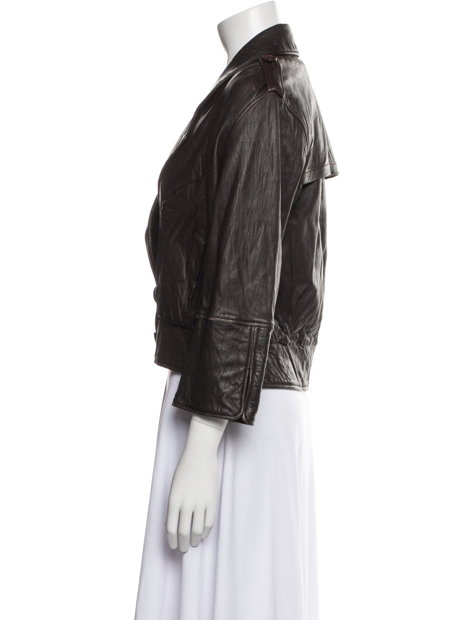 Mike & Chris Leather Biker Jacket