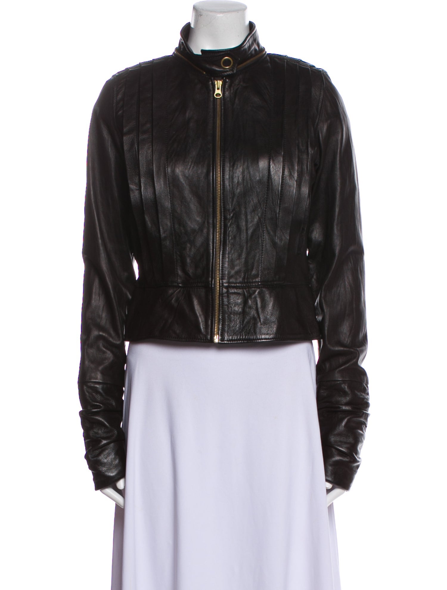 Mike & Chris Leather Biker Jacket