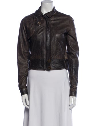 Mike & Chris Leather Biker Jacket