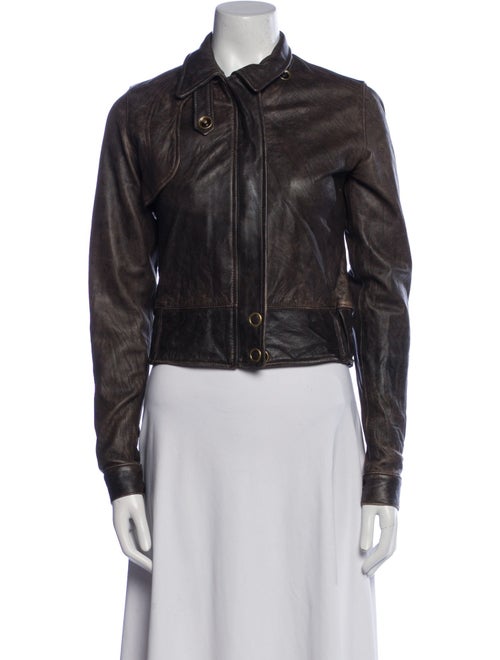 Mike & Chris Leather Biker Jacket