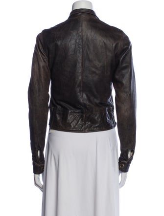 Mike & Chris Leather Biker Jacket