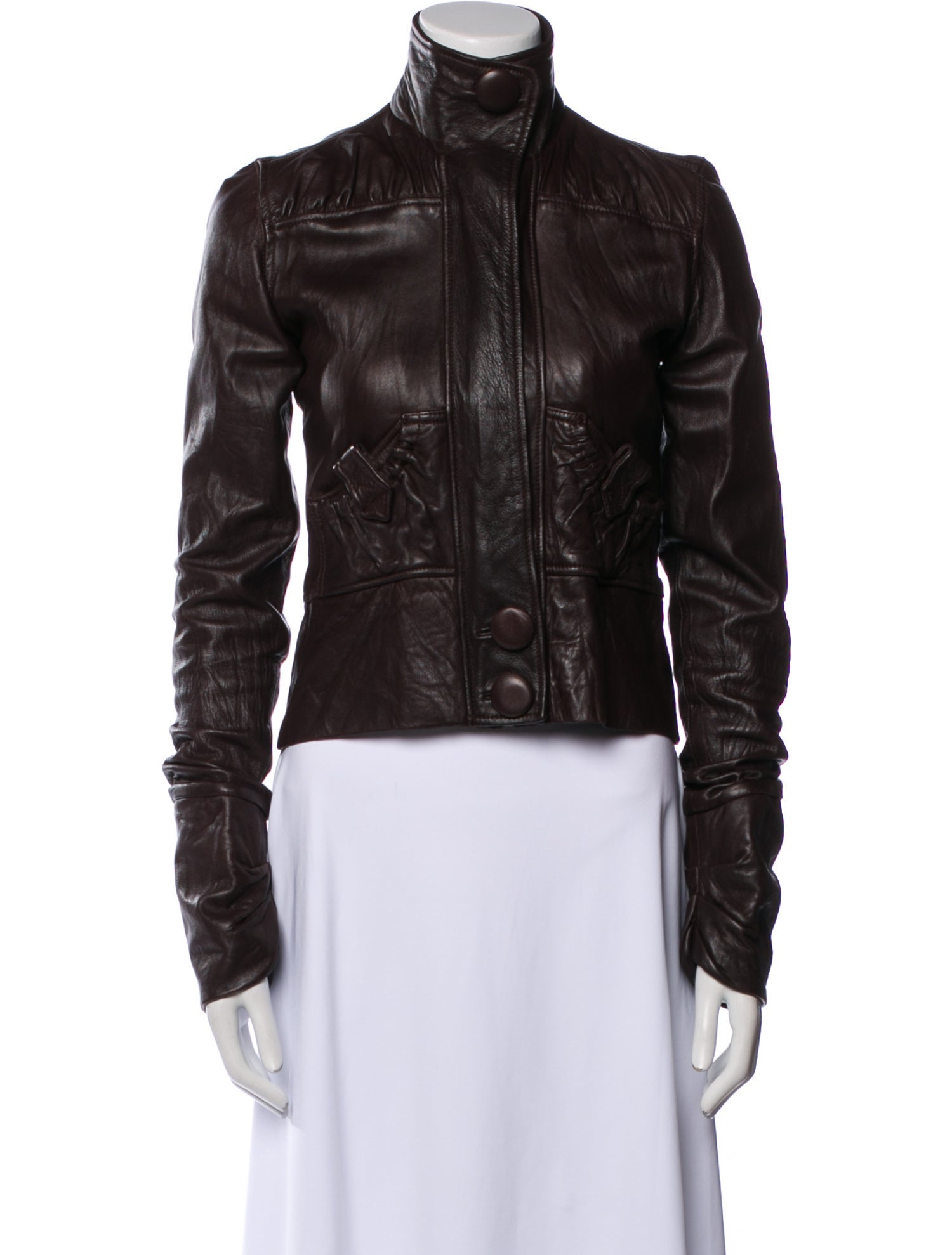 Mike & Chris Leather Biker Jacket