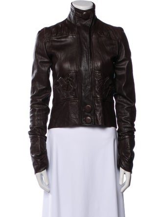 Mike & Chris Leather Biker Jacket
