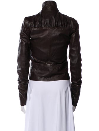Mike & Chris Leather Biker Jacket