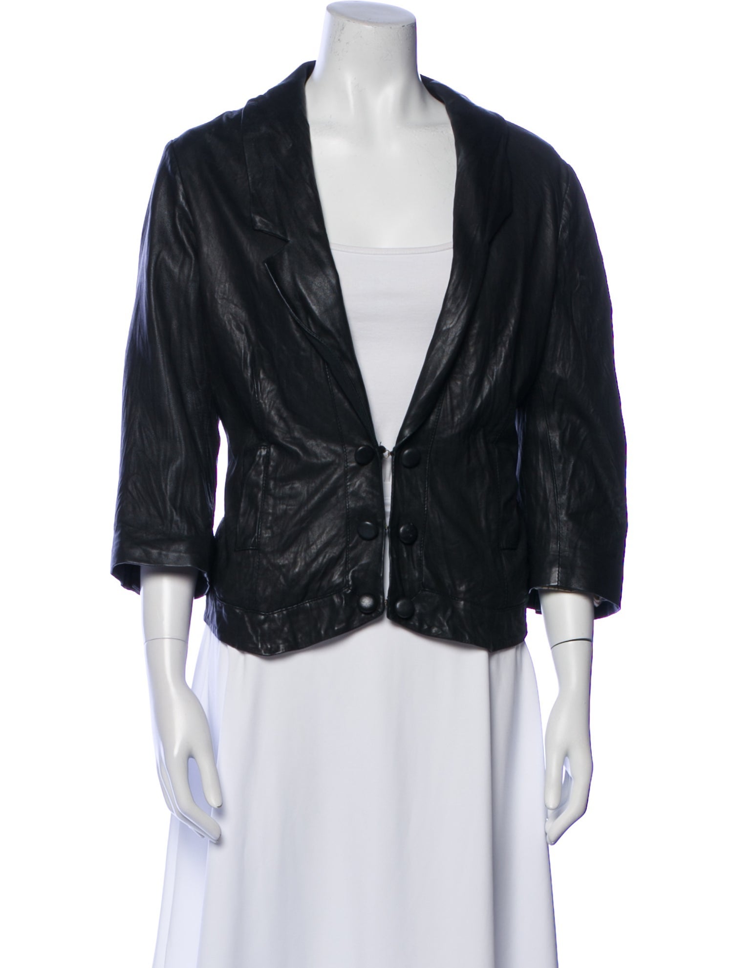 Mike & Chris Leather Biker Jacket