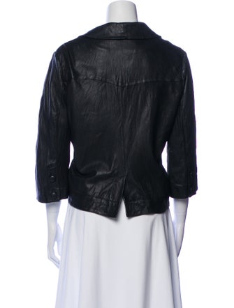 Mike & Chris Leather Biker Jacket