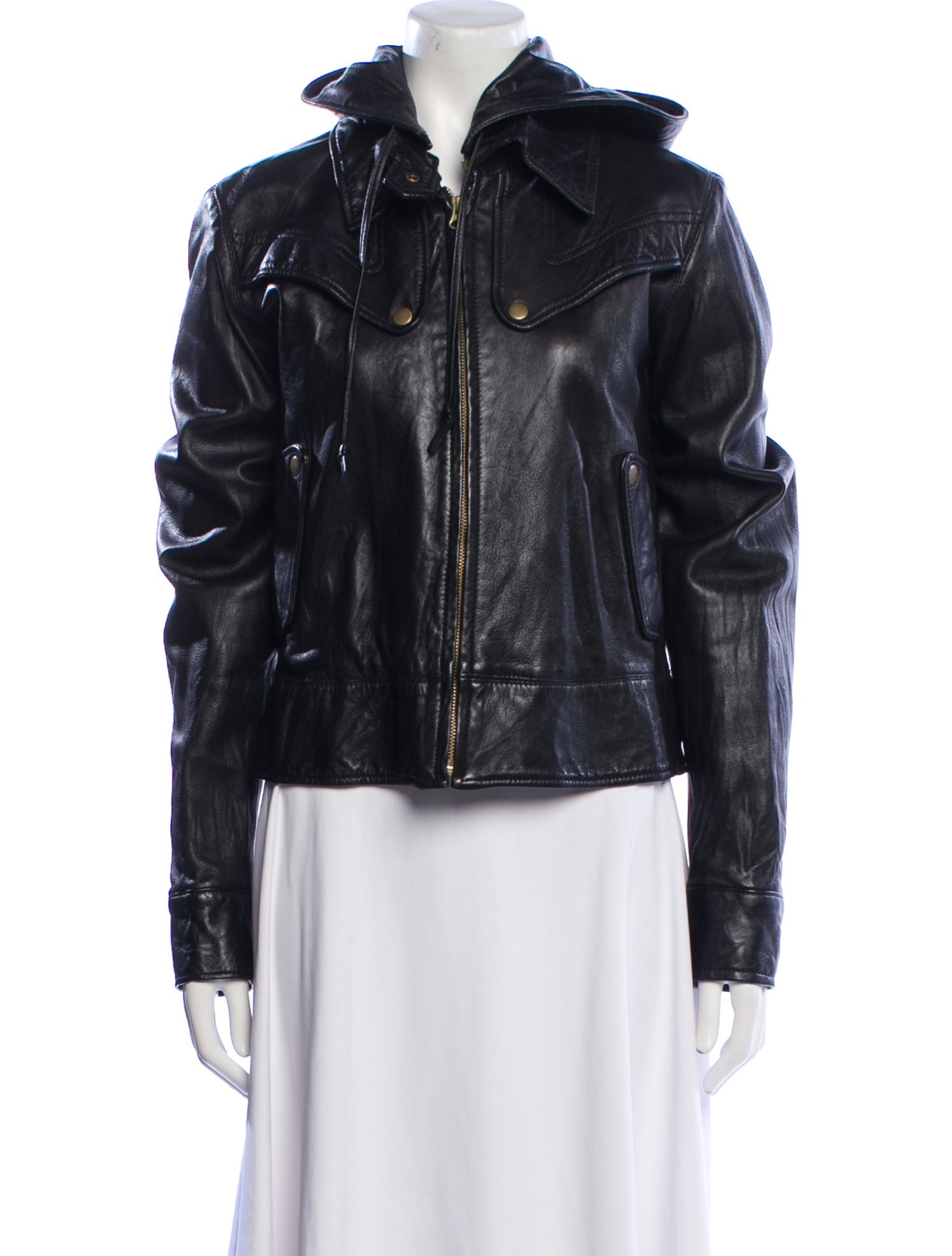 Mike & Chris Leather Biker Jacket