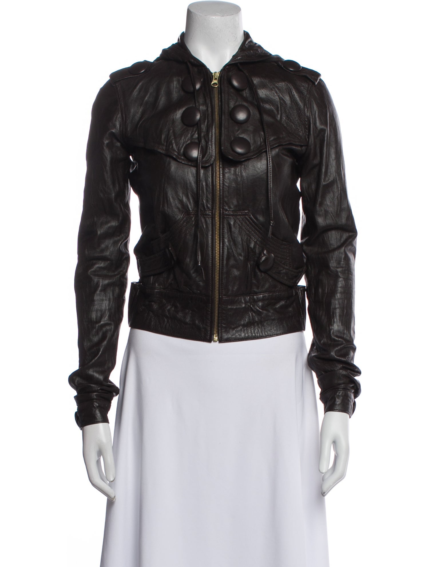 Mike & Chris Leather Biker Jacket