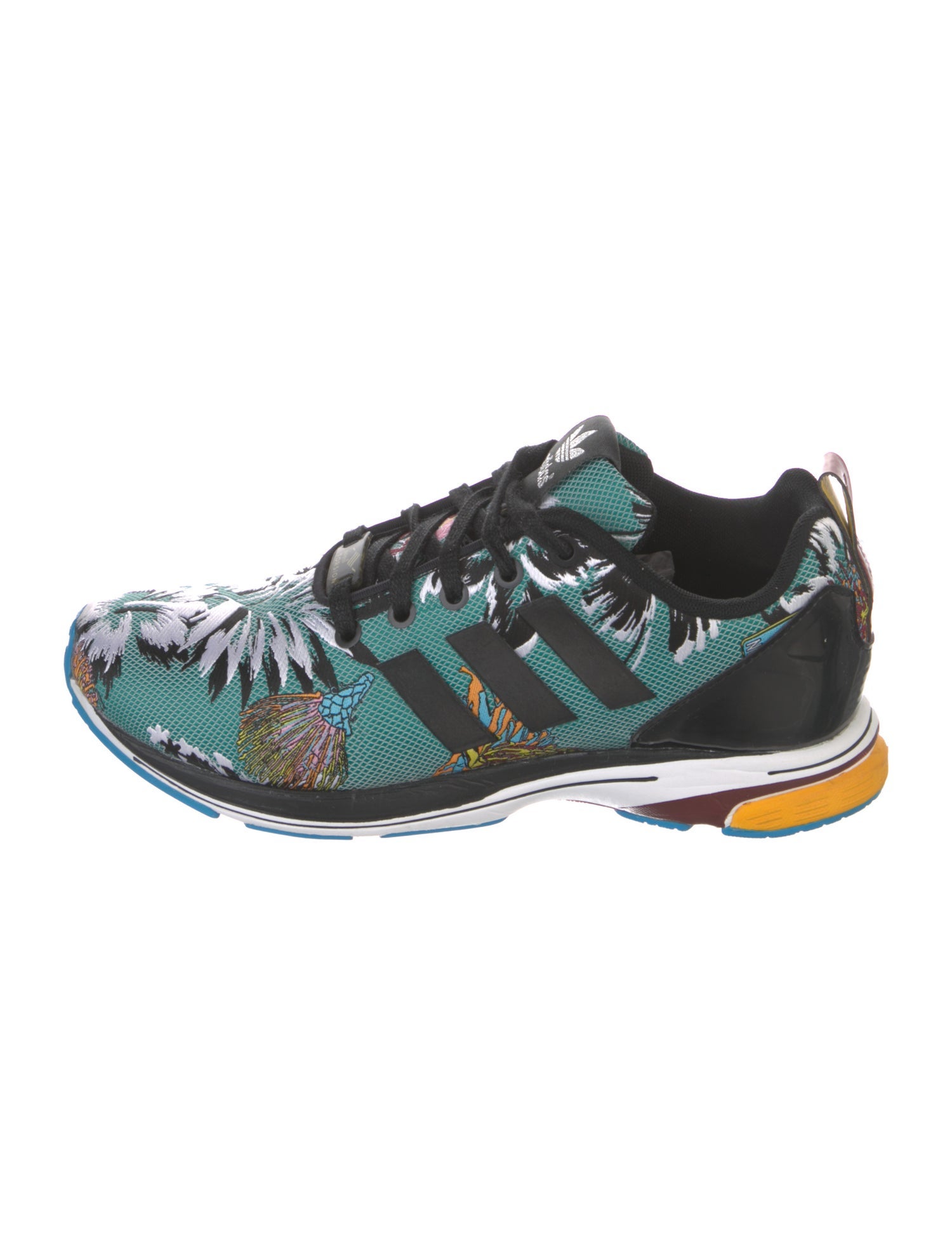 Mary Katrantzou x adidas Mesh Printed Athletic Sneakers
