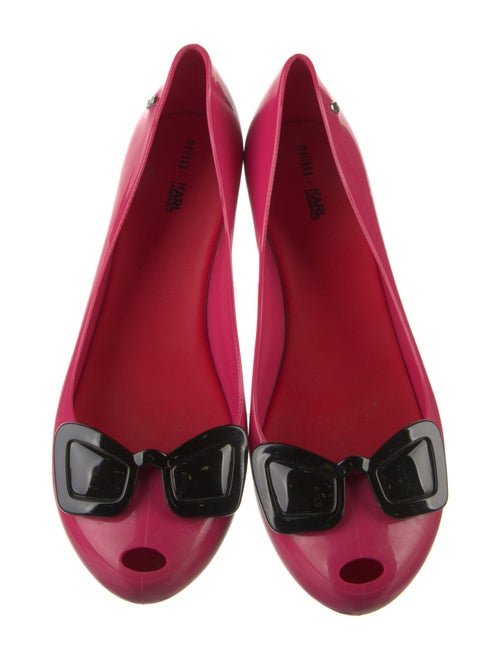 Melissa x Karl Lagerfeld PVC Ballet Flats