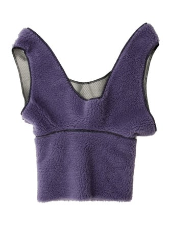 Matek V-Neck Sleeveless Crop Top