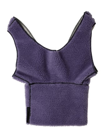 Matek V-Neck Sleeveless Crop Top