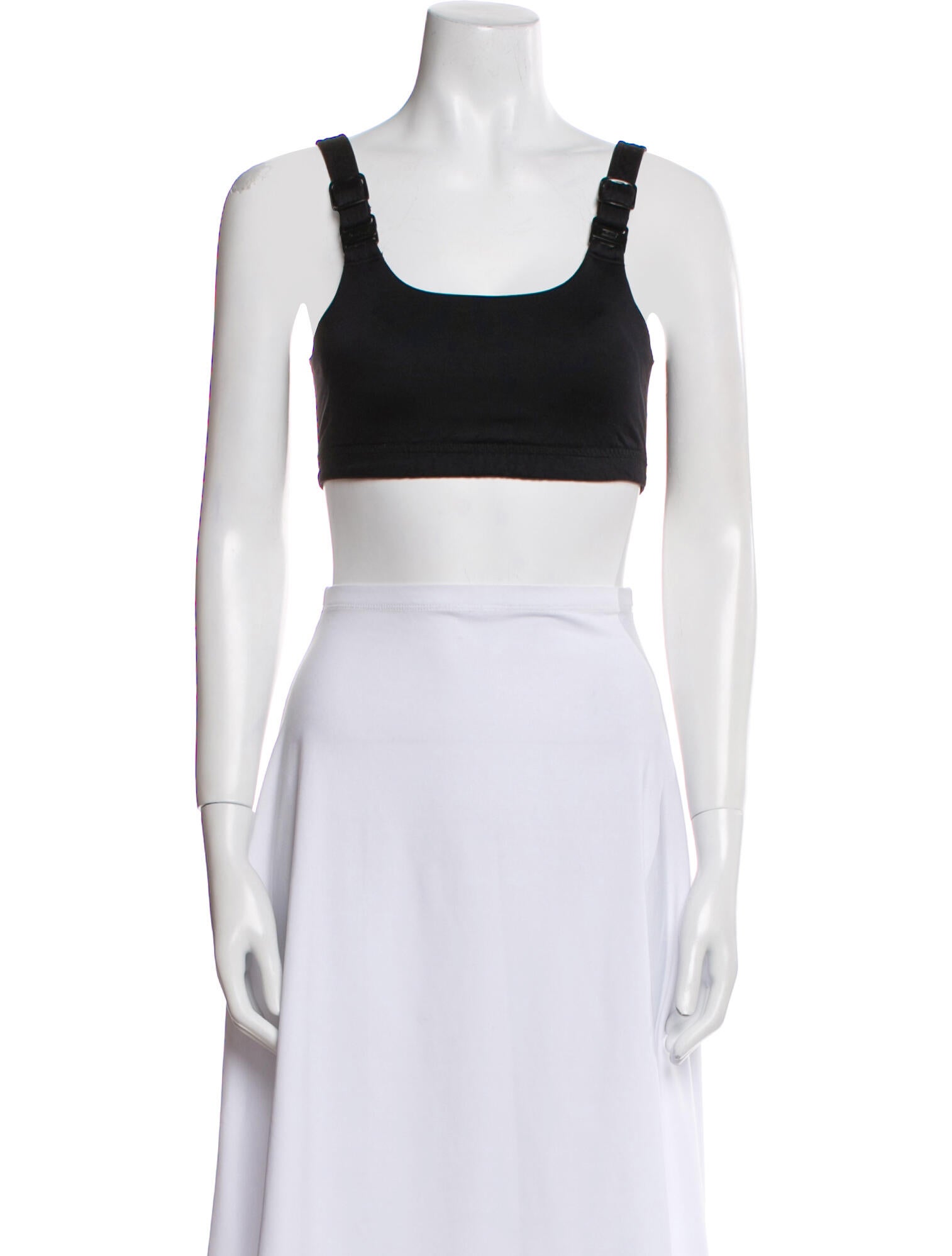 Matek Square Neckline Sleeveless Crop Top