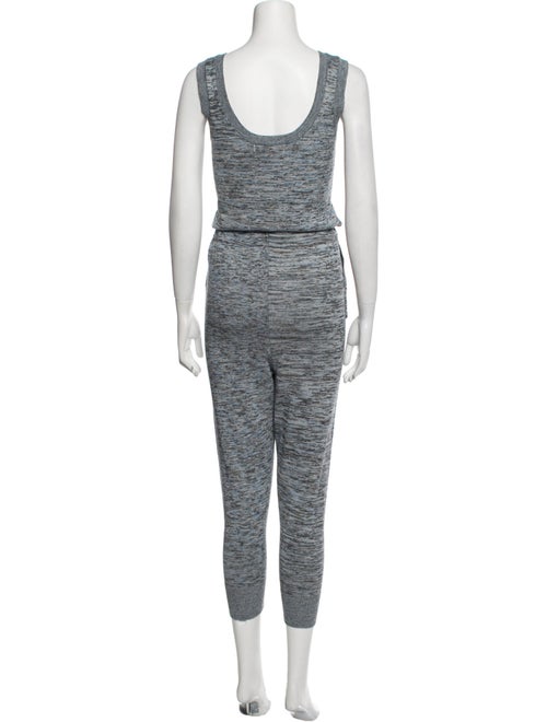 Micaela Greg Striped Scoop Neck Jumpsuit