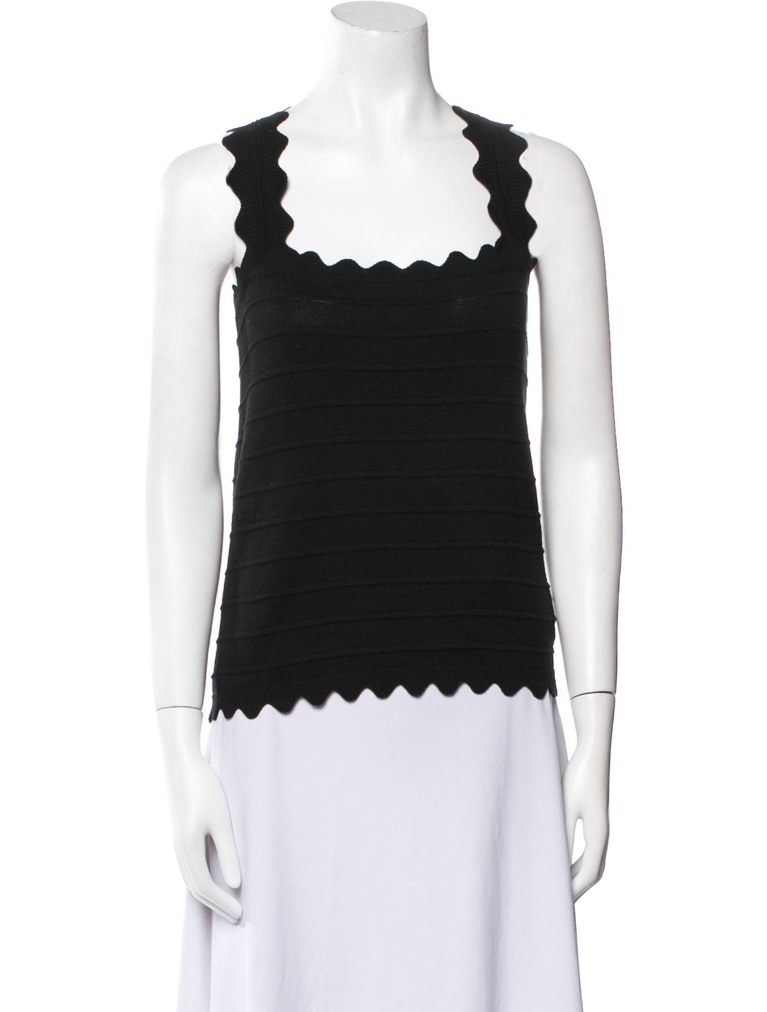 Micaela Greg Square Neckline Sweater