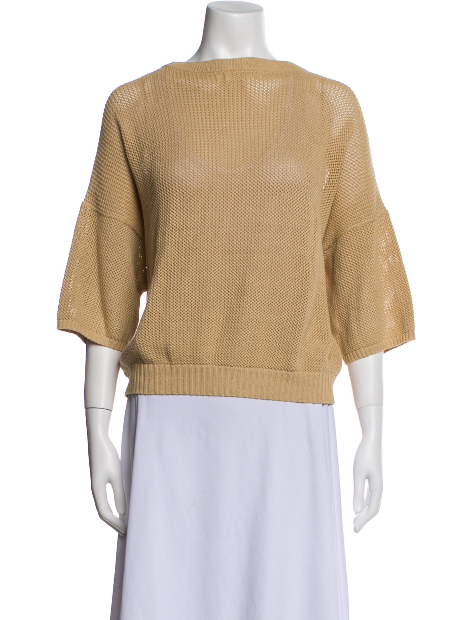 Micaela Greg Bateau Neckline Sweater