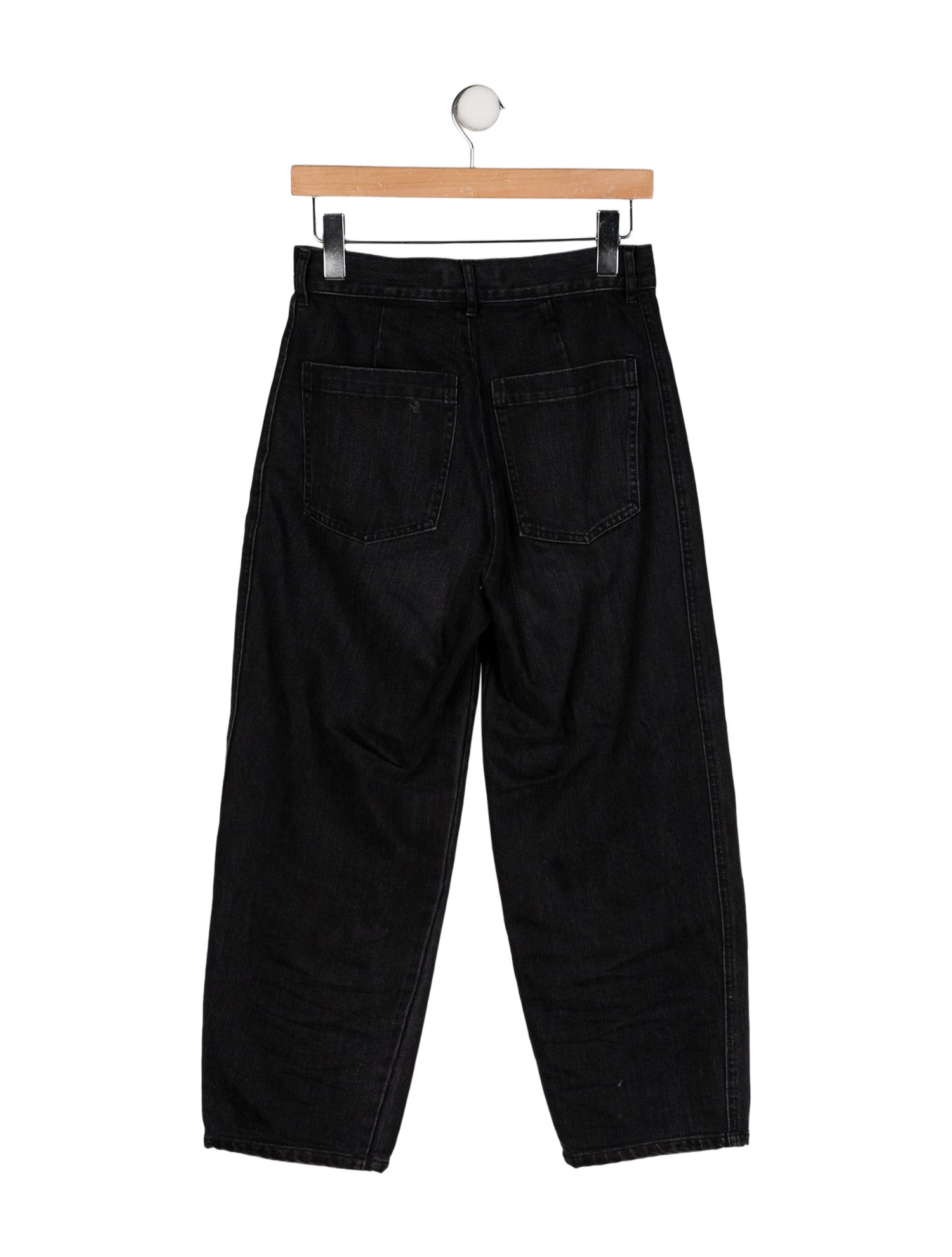 Micaela Greg High-Rise Straight Leg Jeans