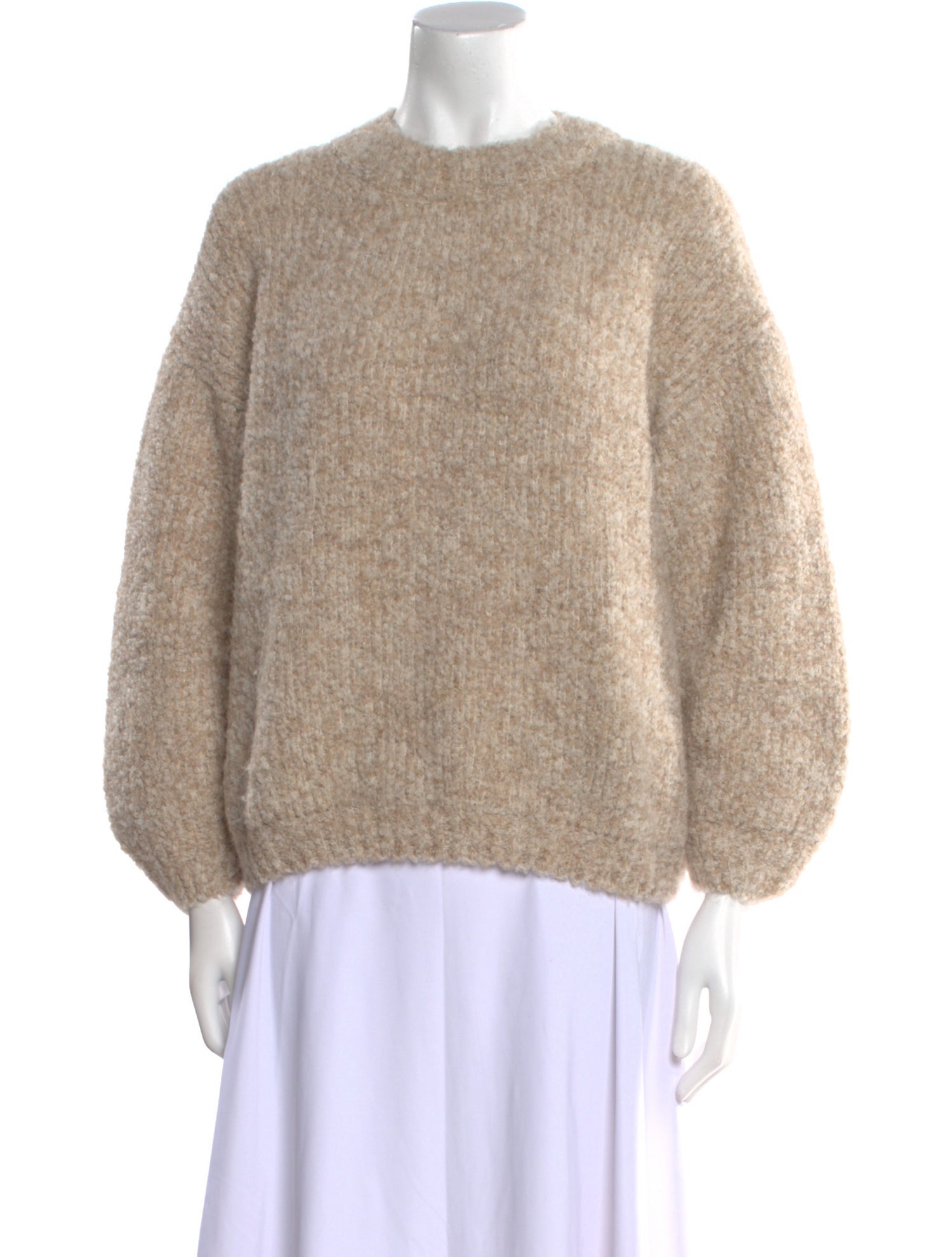 Micaela Greg Baby Alpaca Mock Neck Sweater