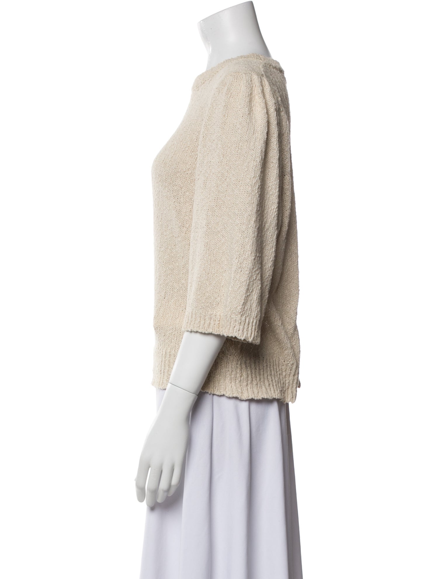 Micaela Greg Bateau Neckline Sweater