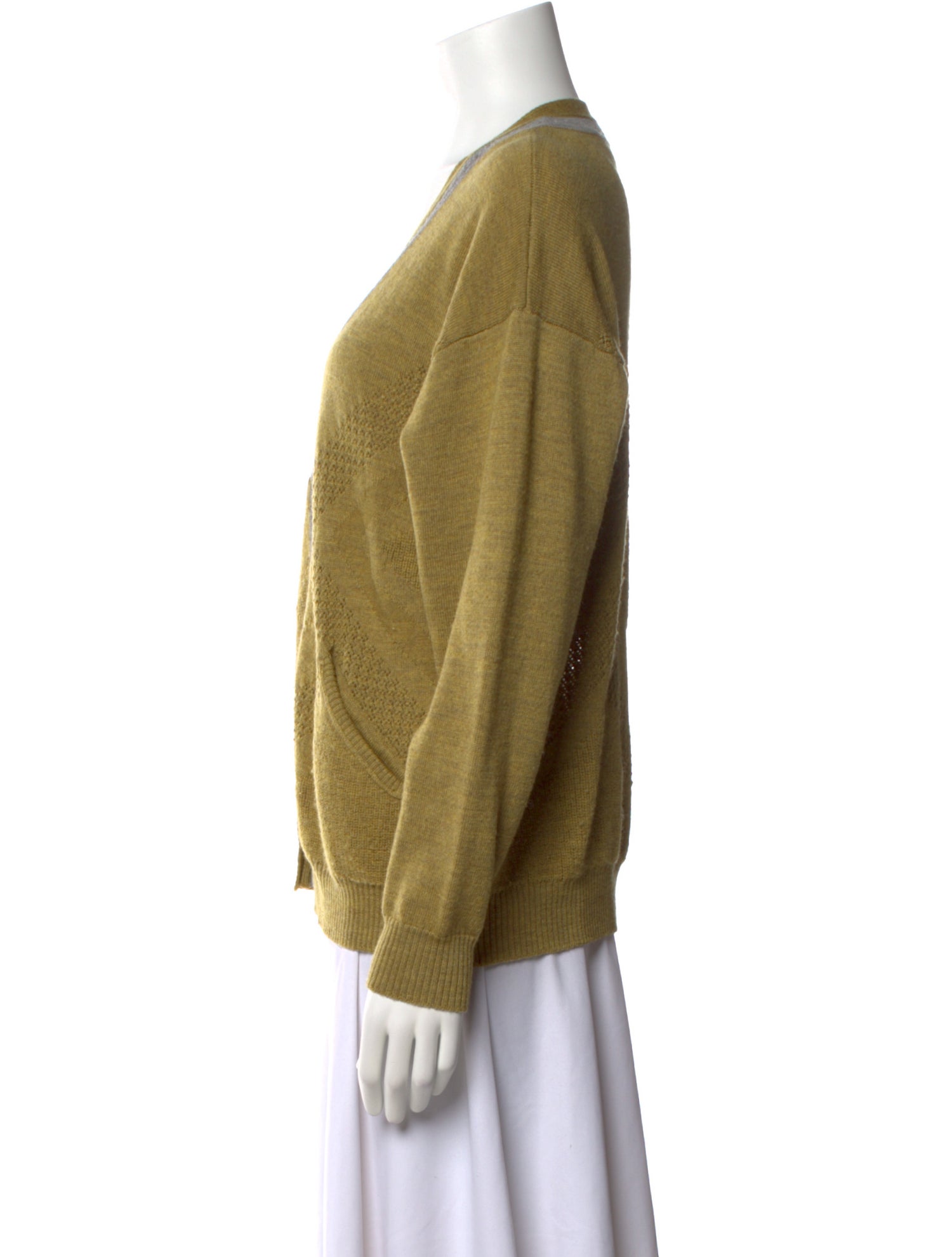 Micaela Greg Wool V-Neck Sweater