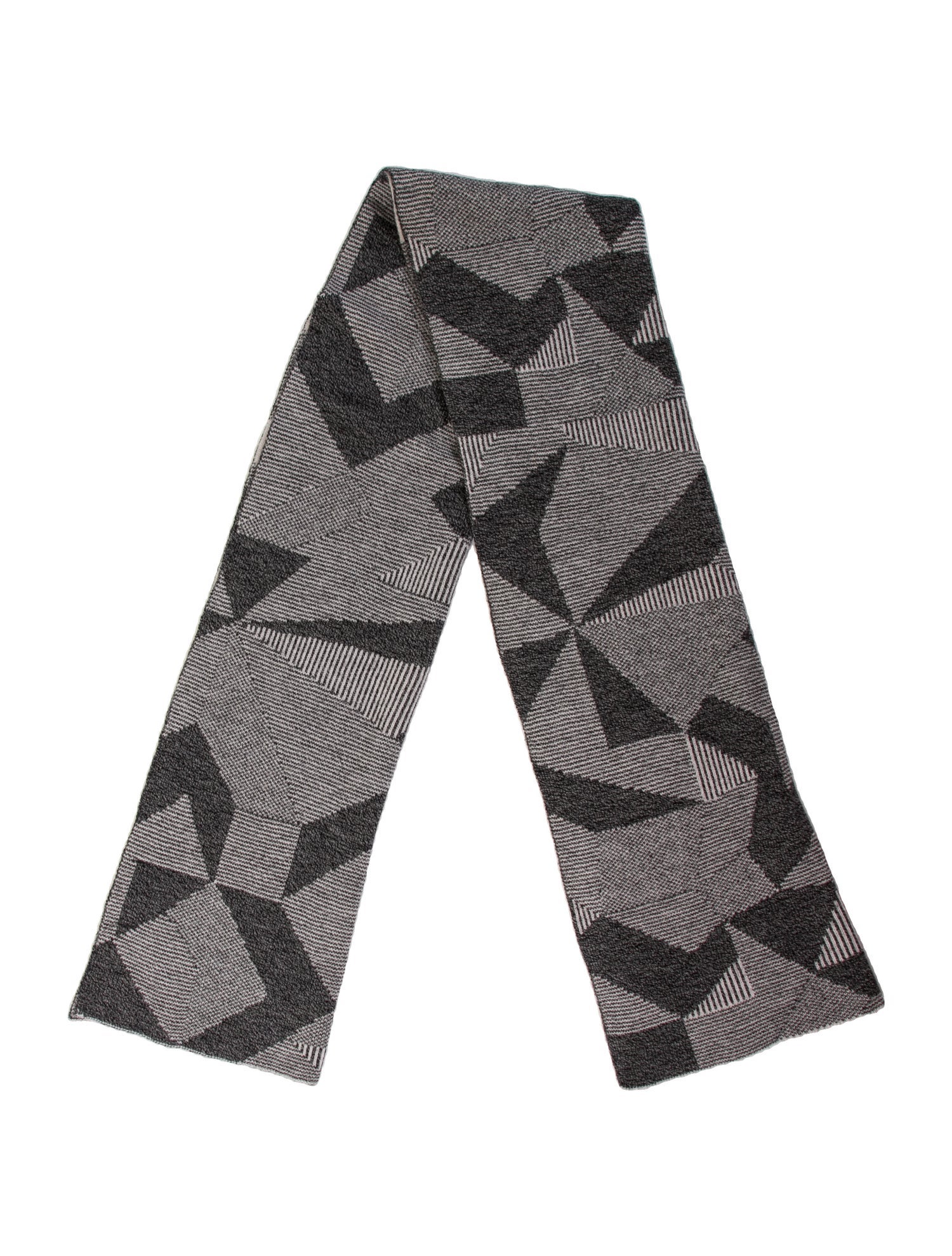 Micaela Greg Wool Printed Scarf w/ Tags