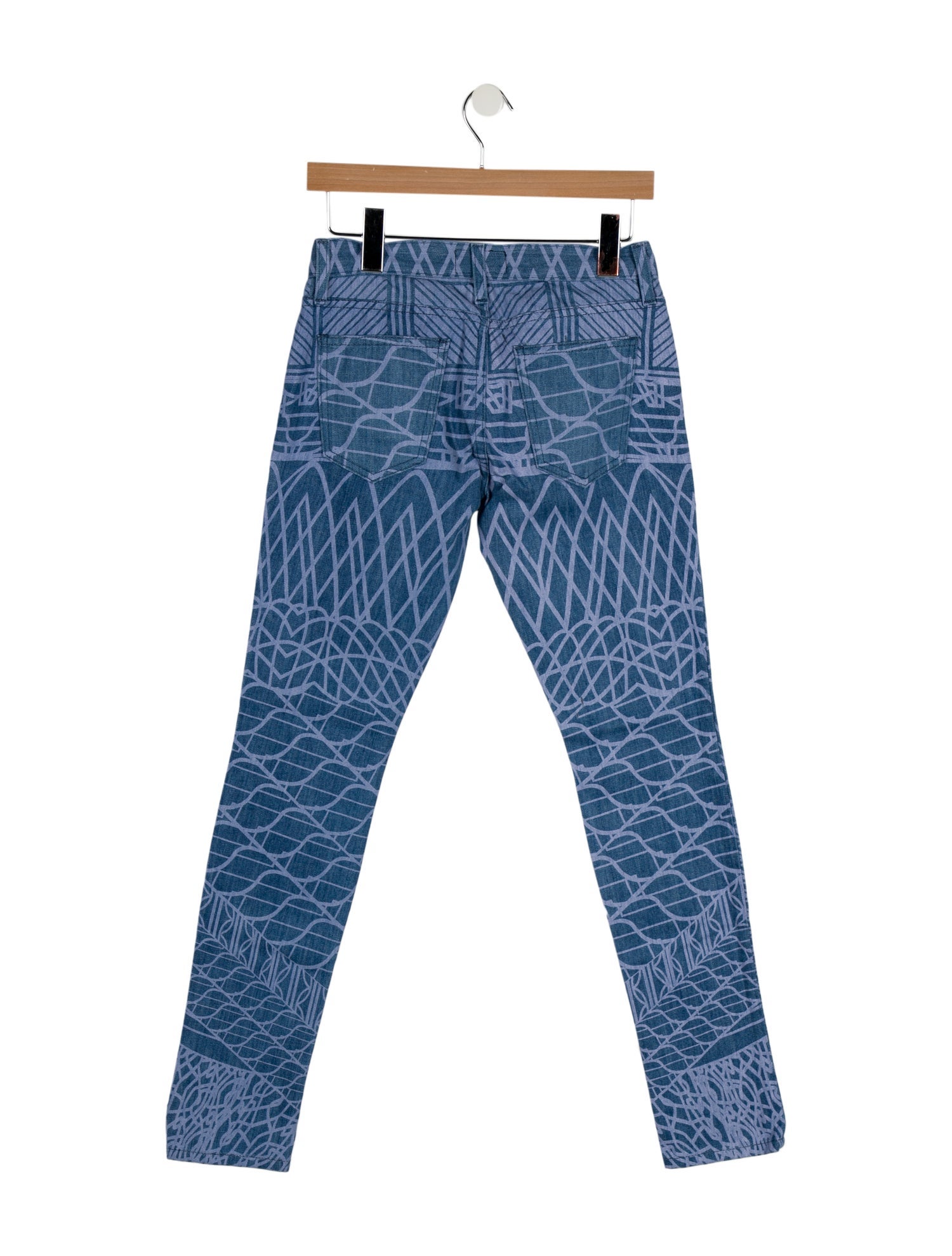 Mary Katrantzou x Current/Elliott Low-Rise Skinny Leg Jeans w/ Tags