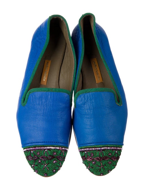 Meher Kakalia Leather Patterned Loafers