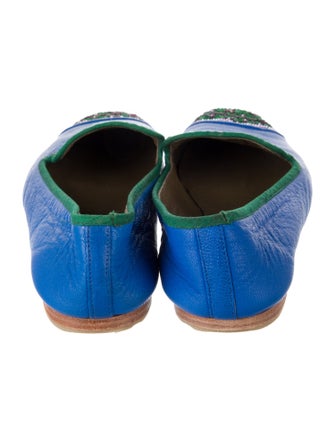 Meher Kakalia Leather Patterned Loafers