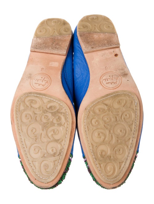 Meher Kakalia Leather Patterned Loafers