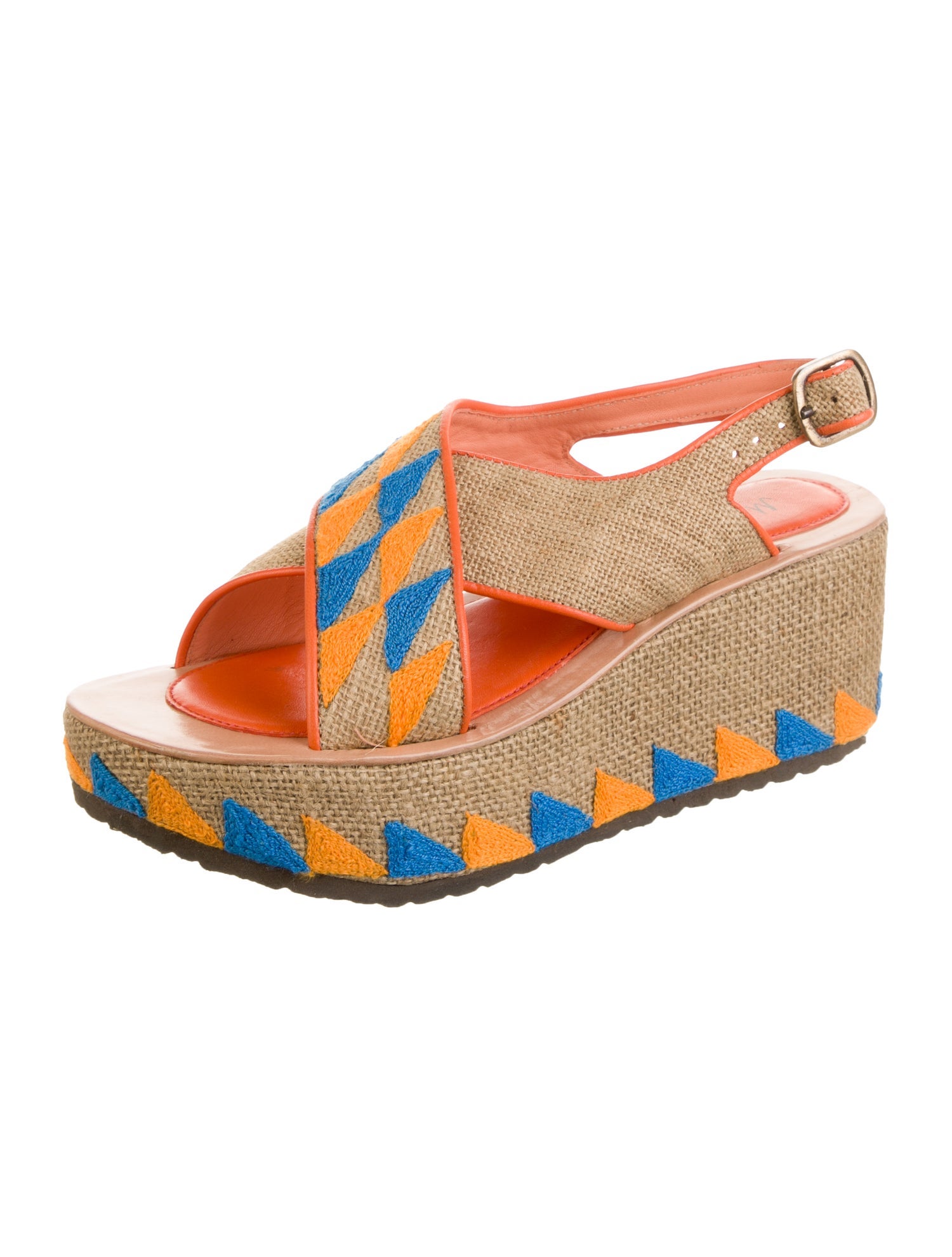 Meher Kakalia Jute Printed Espadrilles