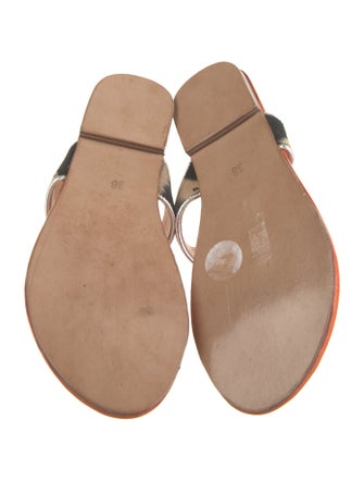 Meher Kakalia Leather Printed Slides