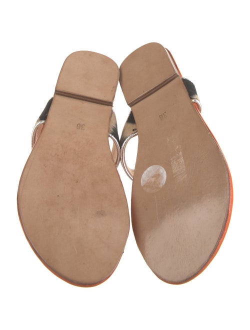 Meher Kakalia Leather Printed Slides