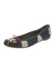 Meher Kakalia Tie-Dye Print Beaded Accents Ballet Flats