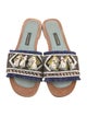 Meher Kakalia Leather Slides
