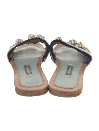 Meher Kakalia Leather Slides