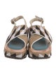 Meher Kakalia Raffia Animal Print Espadrilles