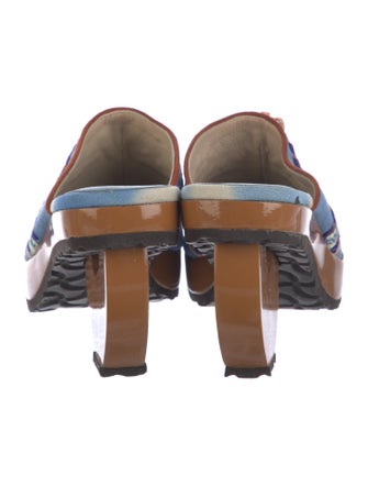 Meher Kakalia Suede Printed Mules