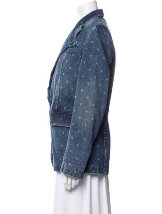 MARKGONG Printed Denim Jacket