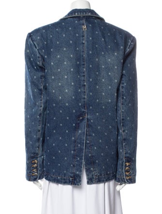 MARKGONG Printed Denim Jacket