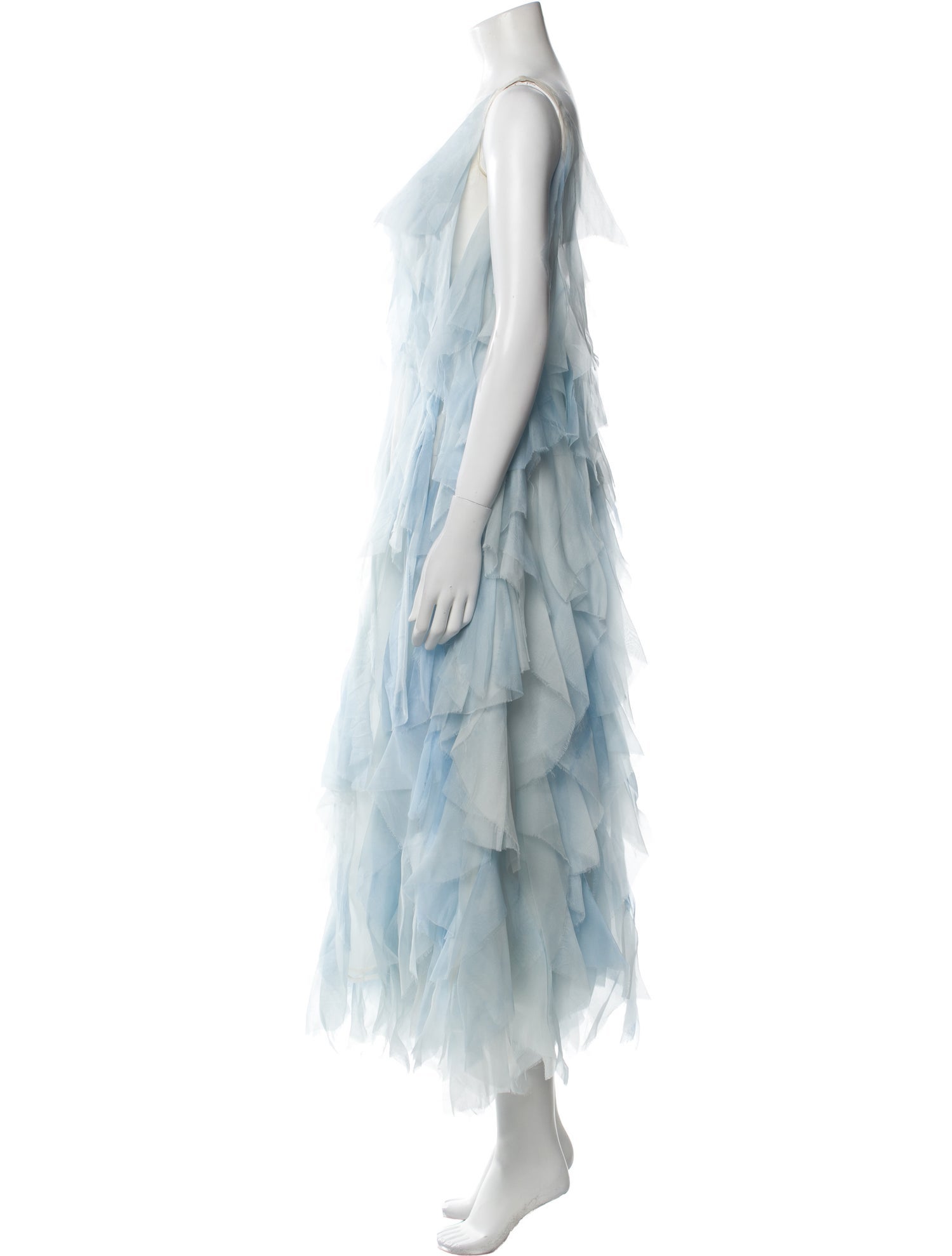 MARKGONG Scoop Neck Long Dress