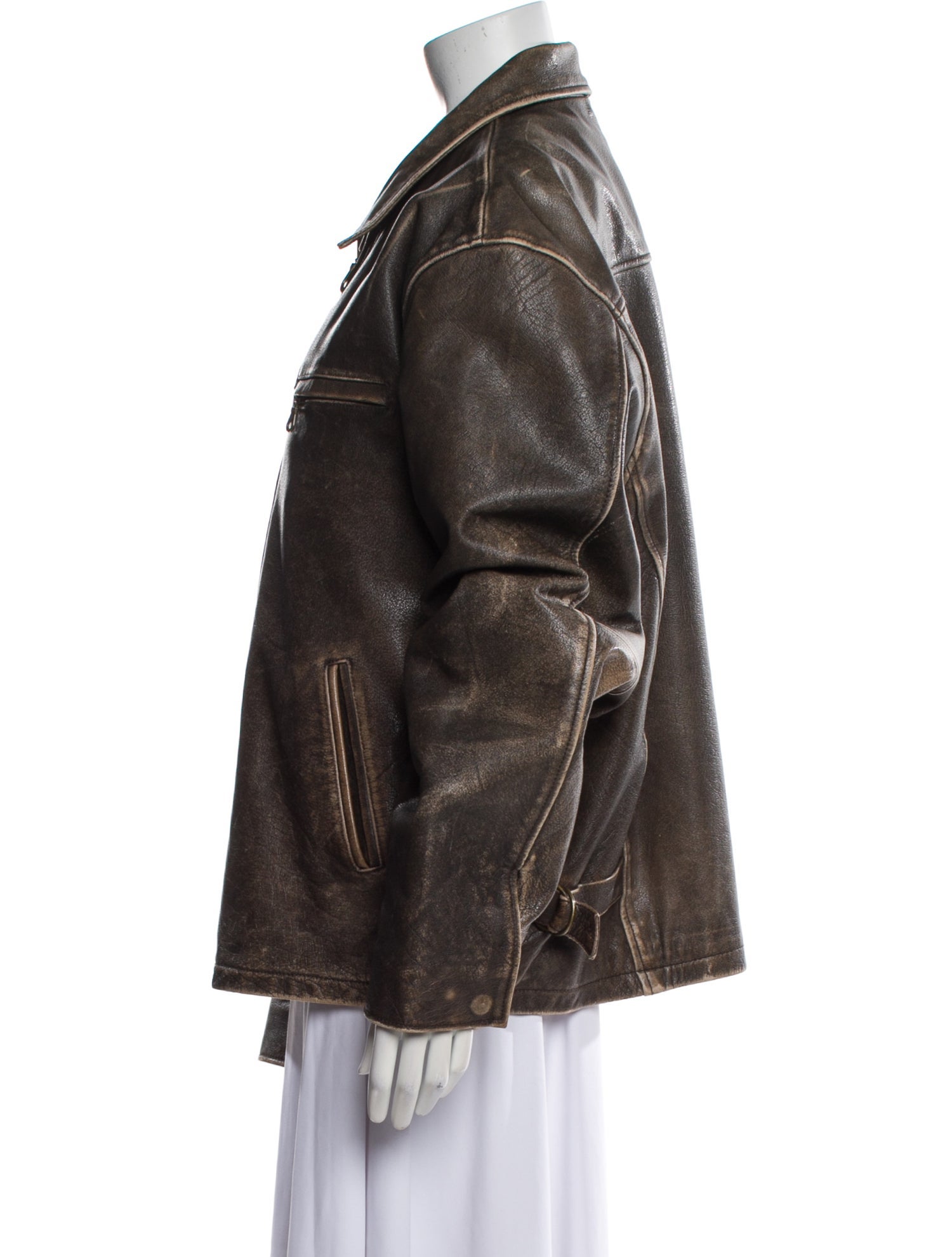M. Julian Adventures Leather Coat