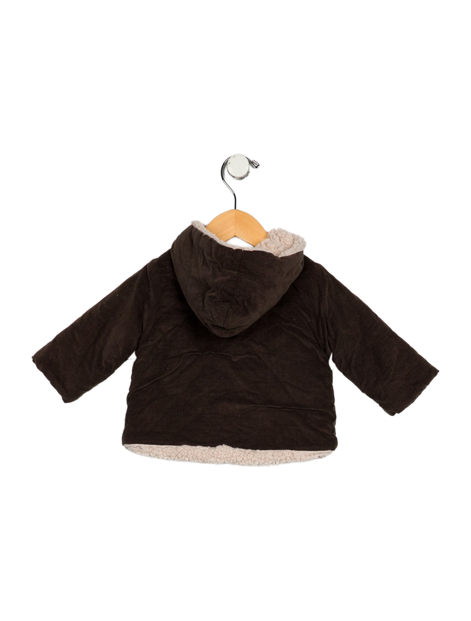 Makié Infant Girls Long Sleeve Faux Fur Zip Up Jacket