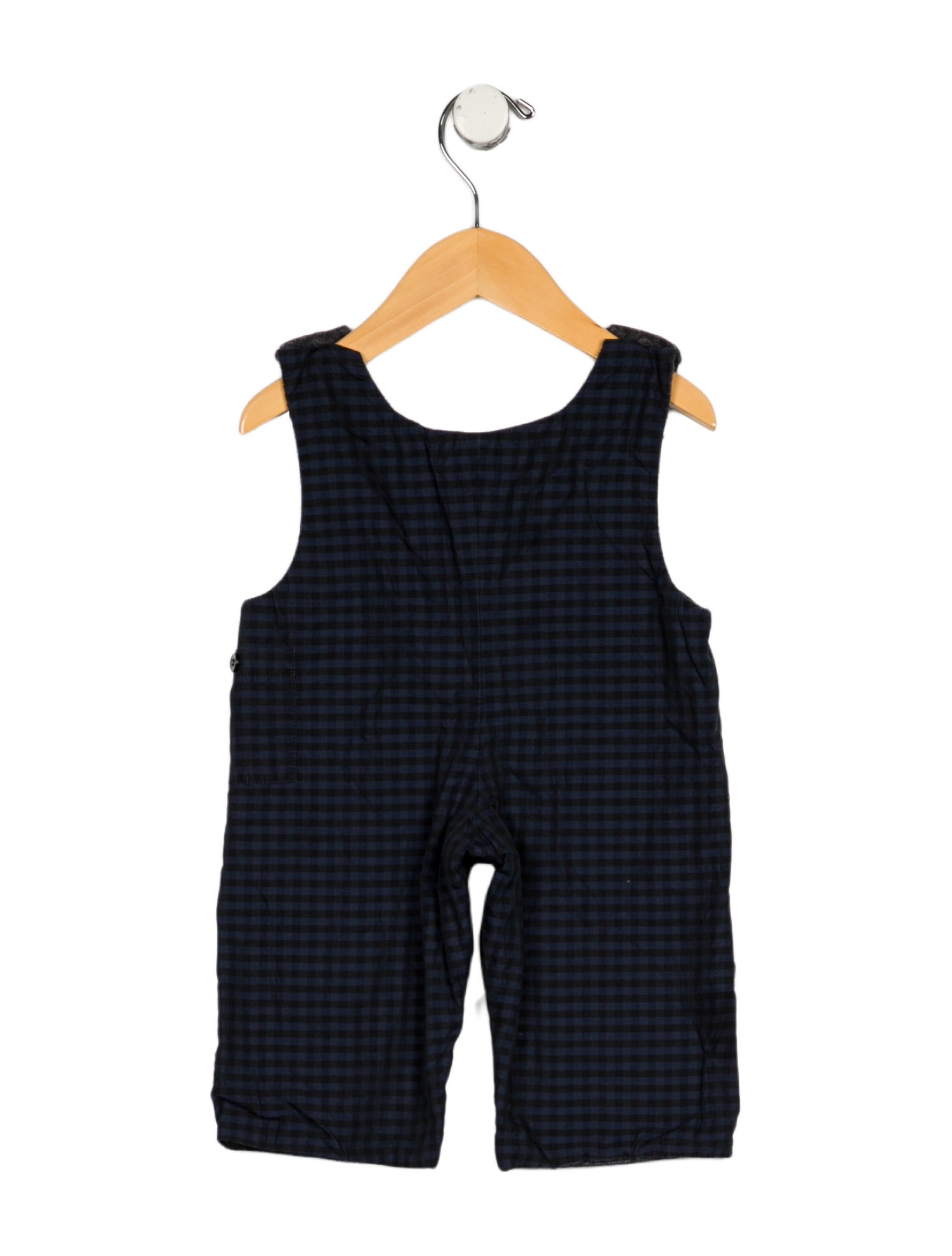 Makié Makié Infant Girls Checkered Sleeveless Romper