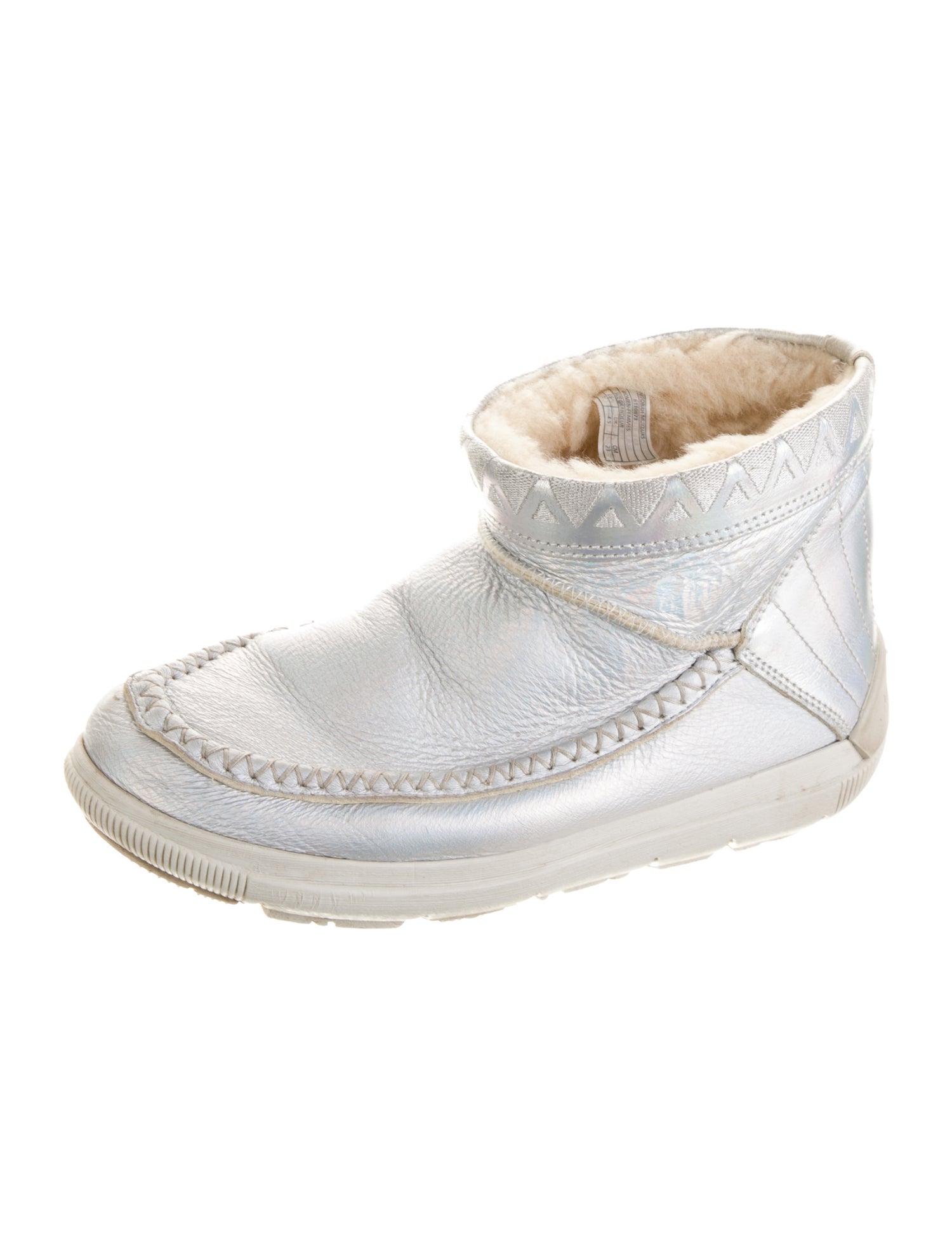 Manitobah Mukluk Leather Fur Trim Lace-Up Boots