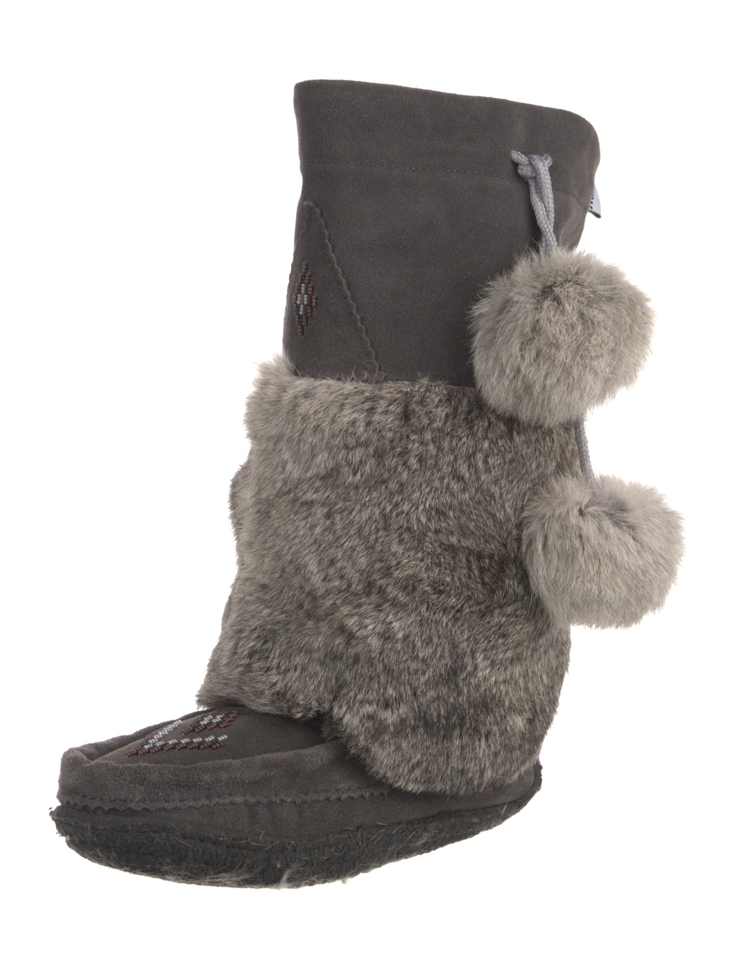 Manitobah Mukluk Suede Patterned Boots