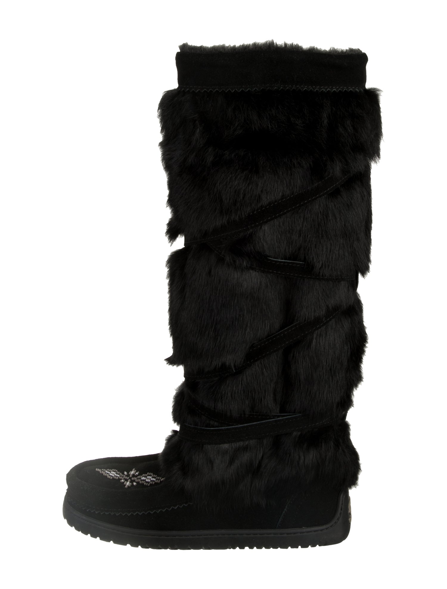 Manitobah Mukluk Fur Lace-Up Boots