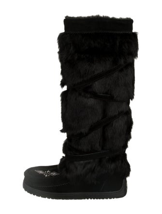 Manitobah Mukluk Fur Lace-Up Boots