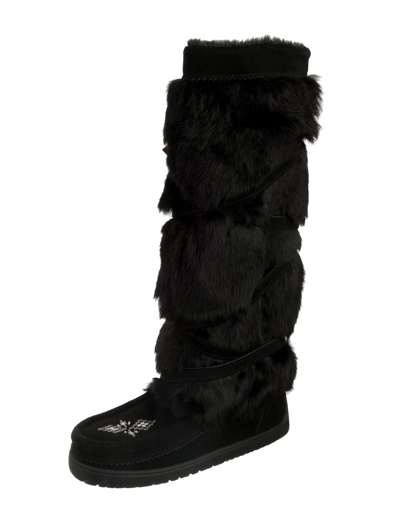 Manitobah Mukluk Fur Lace-Up Boots