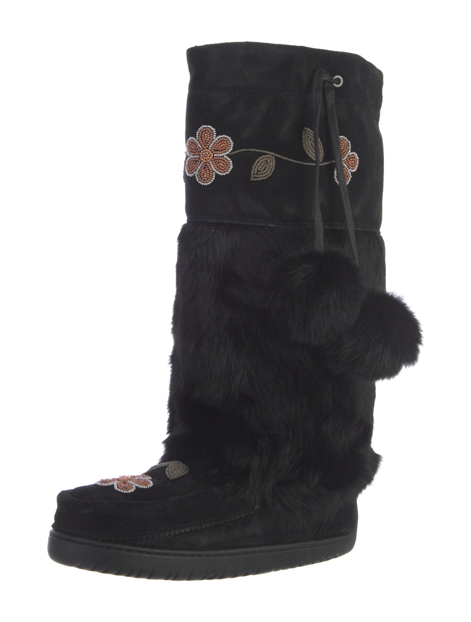 Manitobah Mukluk Leather Lace-Up Boots