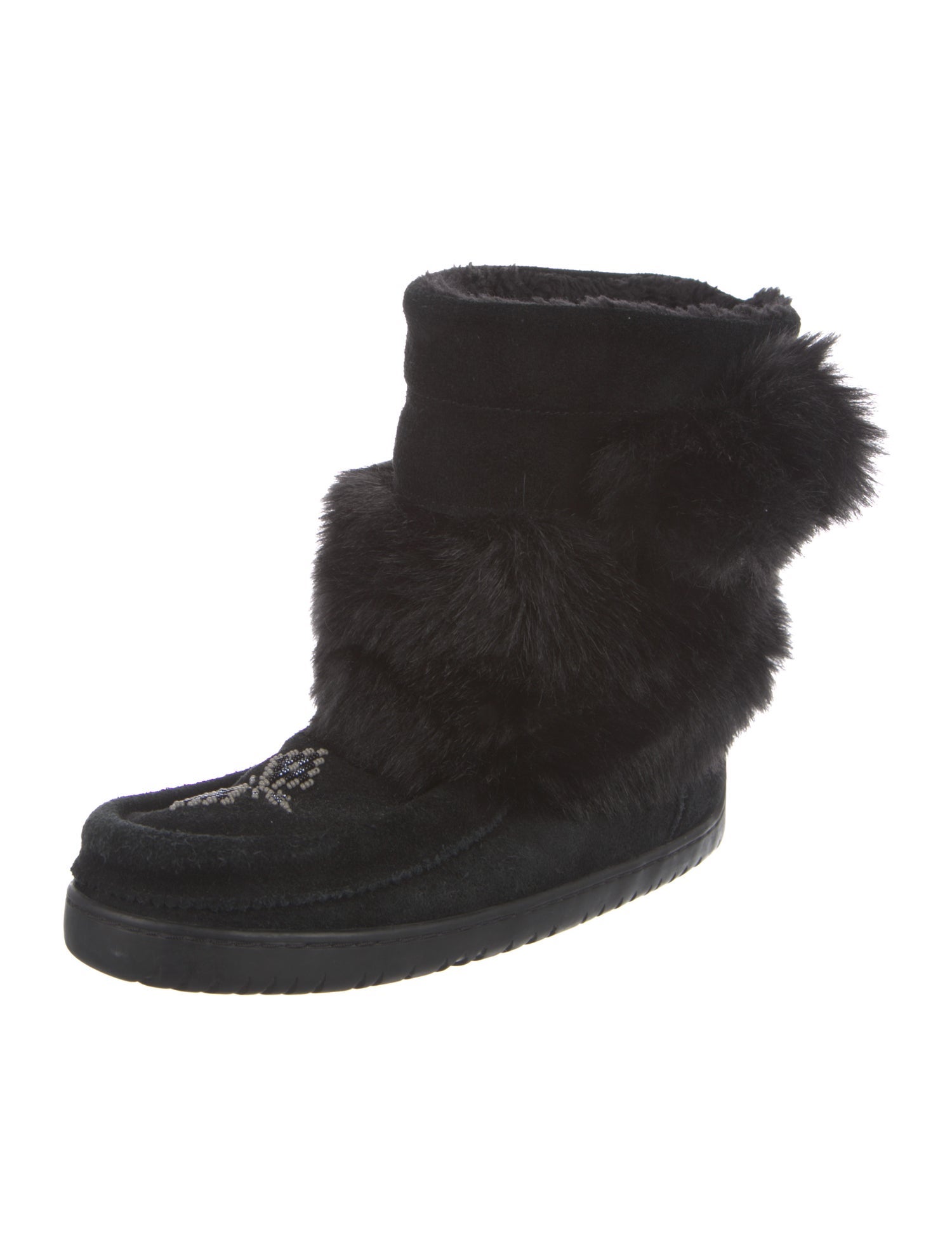 Manitobah Mukluk Suede Beaded Accents Boots